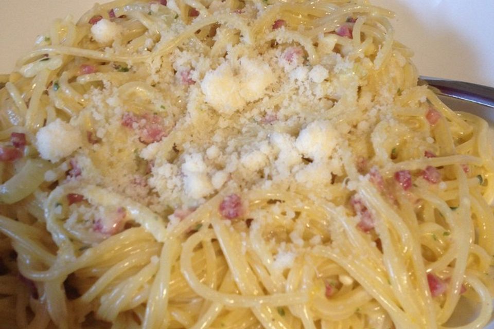 Italienische Carbonara-Sauce