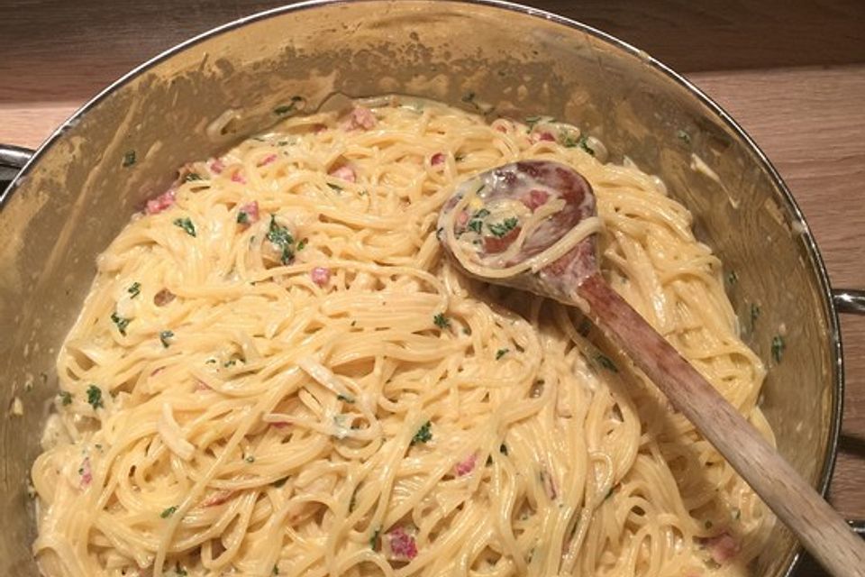 Italienische Carbonara-Sauce