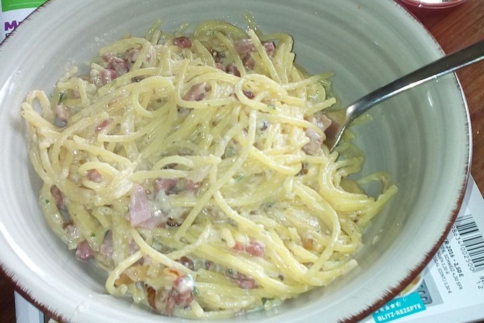 Italienische Carbonara-Sauce