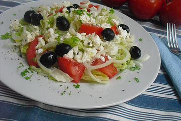Griechischer Salat Von Flexiblebird Chefkoch