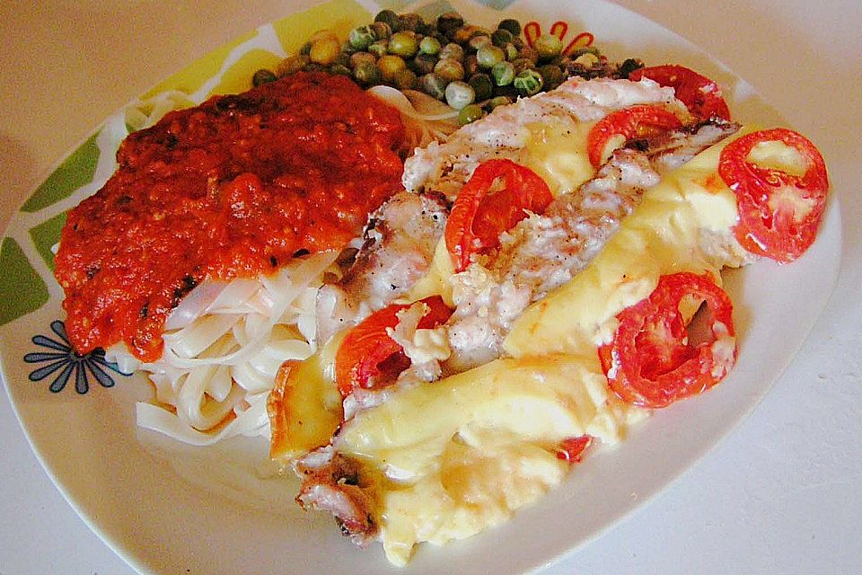 Fisch - Pfanne mit Käse