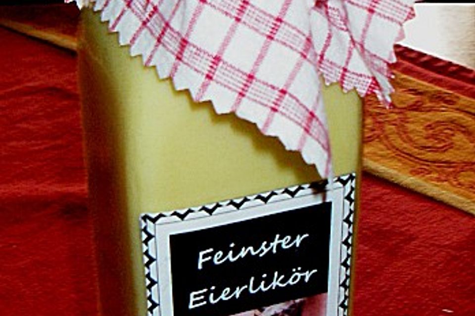 Eierlikör nach DDR-Tradition