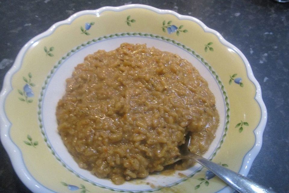 Risotto mit Steinpilzen