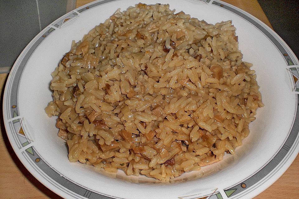 Risotto mit Steinpilzen