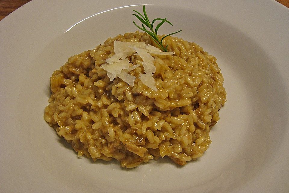 Risotto mit Steinpilzen