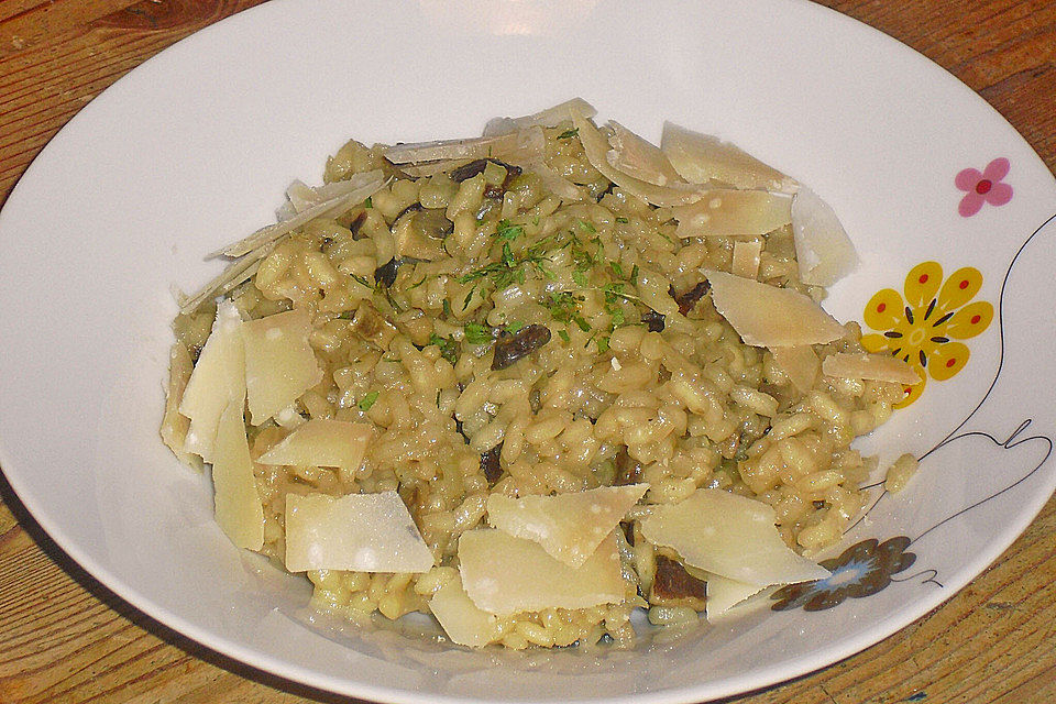 Risotto mit Steinpilzen