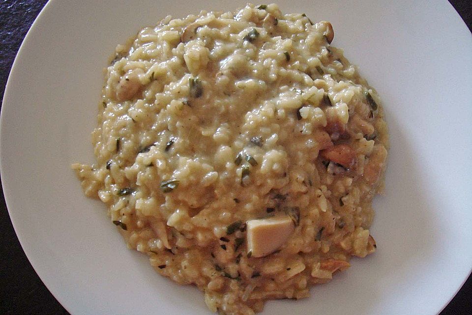 Risotto mit Steinpilzen