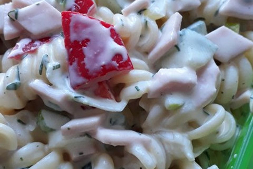 Nudelsalat mit Joghurt - Dip