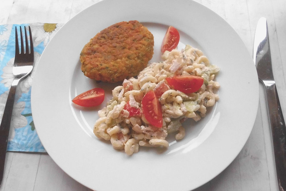 Nudelsalat mit Joghurt - Dip