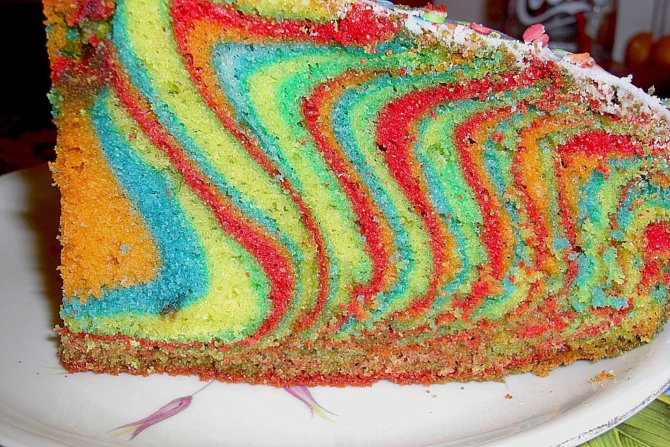 Regenbogenkuchen