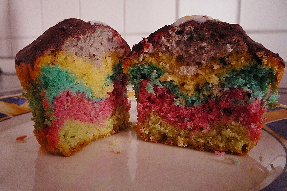 Regenbogenkuchen