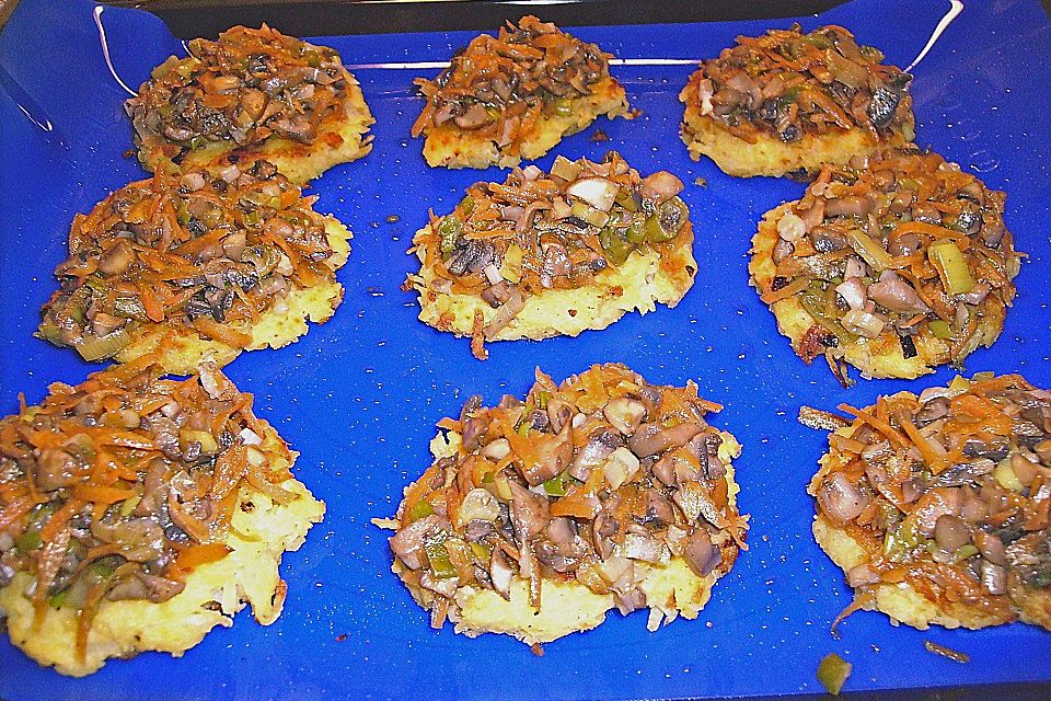 Pilzrösti mit Lauchzwiebeln Pilzrösti mit Lauchzwiebeln