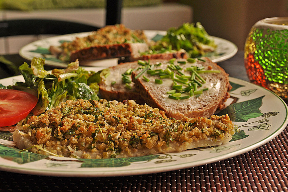 Seelachs mit Tomatenkruste