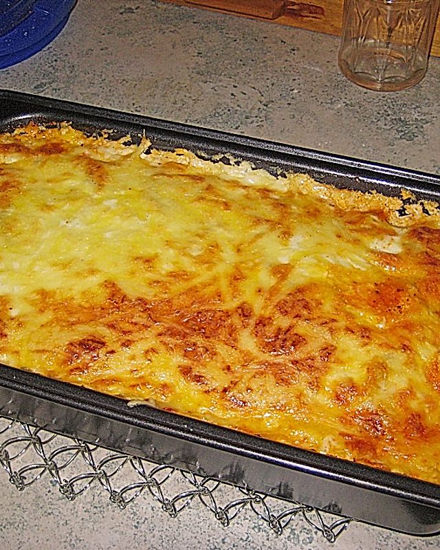 Kartoffel - Lasagne mit Porree
