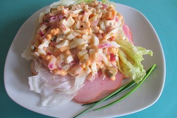 SABOs Schinken- und Eiersalat Sandwich
