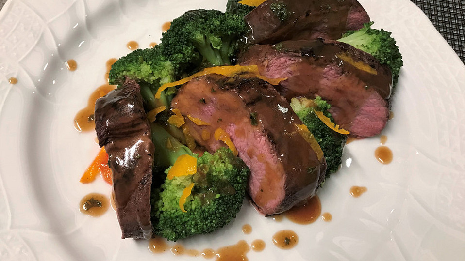 Entenbrustfilets mit Orangensoße von bini64