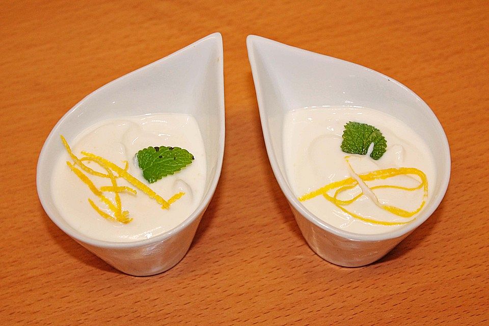 Jogurt - Sahne - Zitrone - Dessert