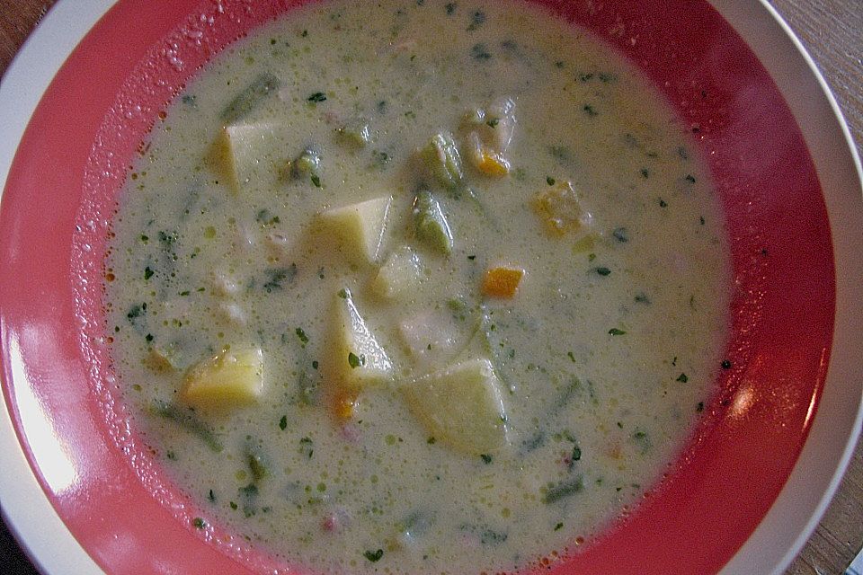 Grüne Bohnensuppe Grüne Bohnensuppe