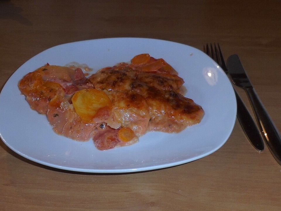 Schneller Kartoffel - Tomaten - Auflauf von Patrischa| Chefkoch