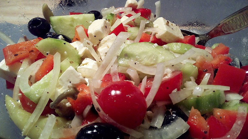 Bauernsalat, griechisch von romanasylvia Bauernsalat, griechisch von romanasylvia