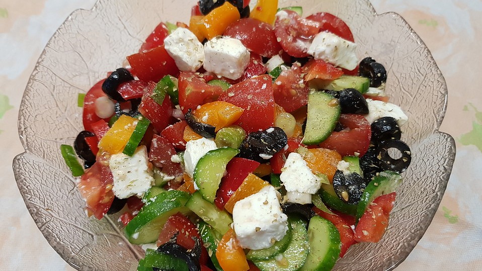 Bauernsalat, griechisch von romanasylvia Bauernsalat, griechisch von romanasylvia