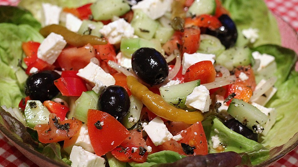 Bauernsalat, griechisch von romanasylvia Bauernsalat, griechisch von romanasylvia