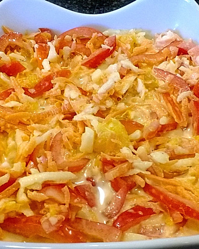 Karotten - Apfel - Paprikasalat
