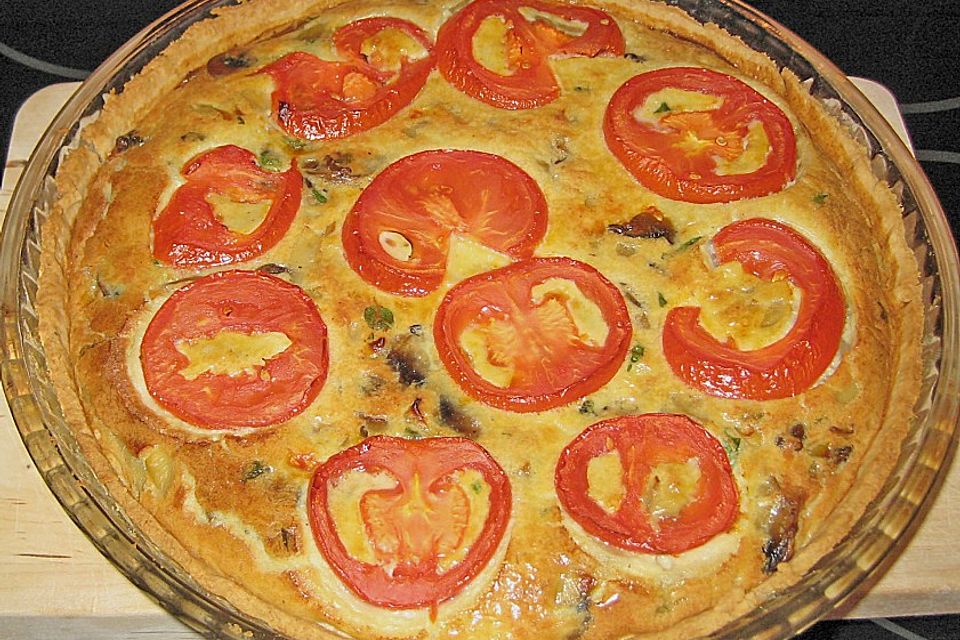 Quiche Lorraine, vegetarisch