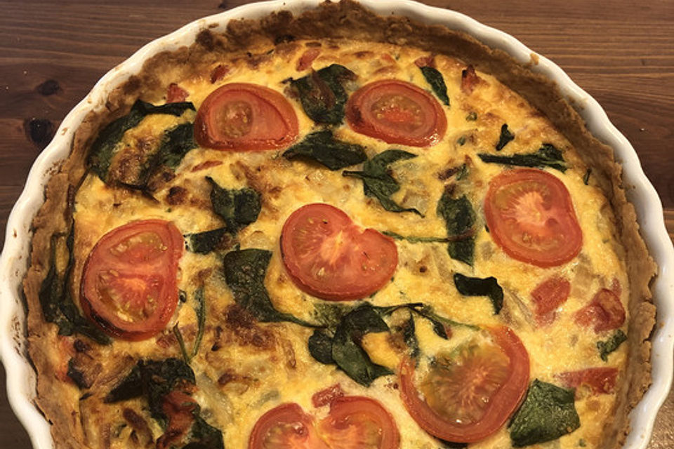 Quiche Lorraine, vegetarisch