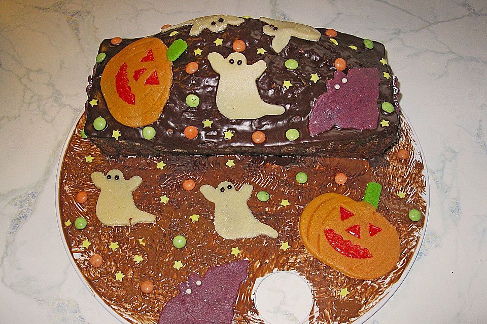 Bunte Halloween Torte