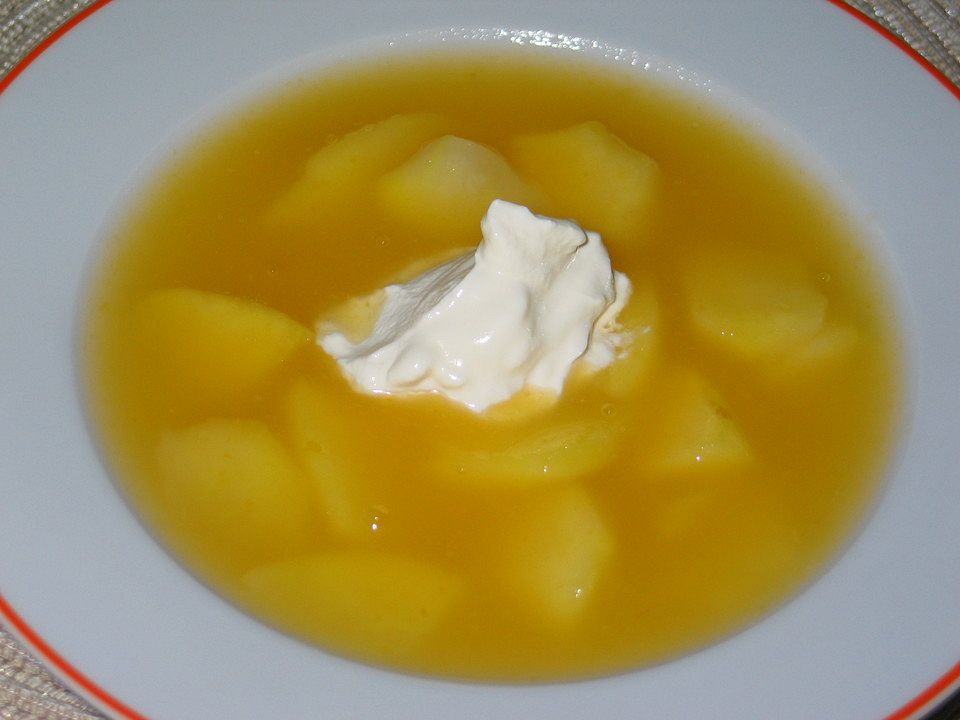 Aprikosen - Apfel - Suppe von sungirl15| Chefkoch