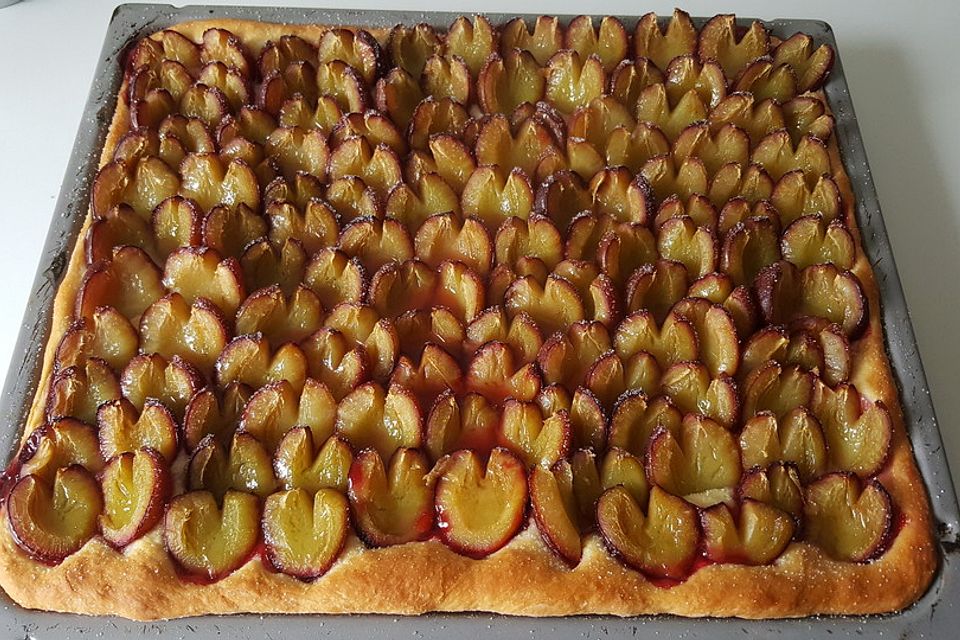 Hefe-Pflaumenkuchen