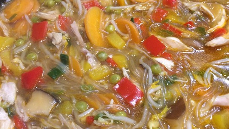 Asia - Suppe mit Glasnudeln von Elli K.