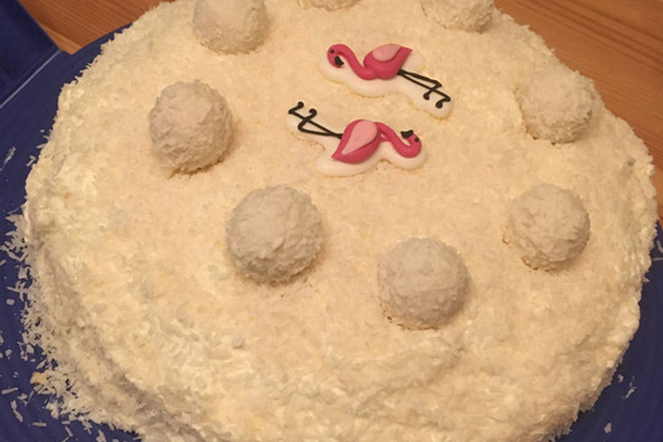 Zartcremige Raffaello - Torte