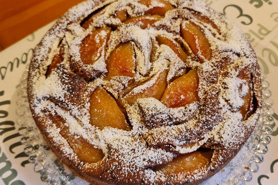 Saftiger Birnenkuchen