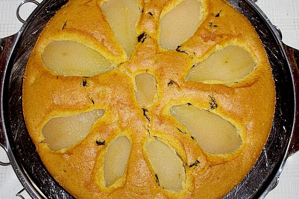 Saftiger Birnenkuchen