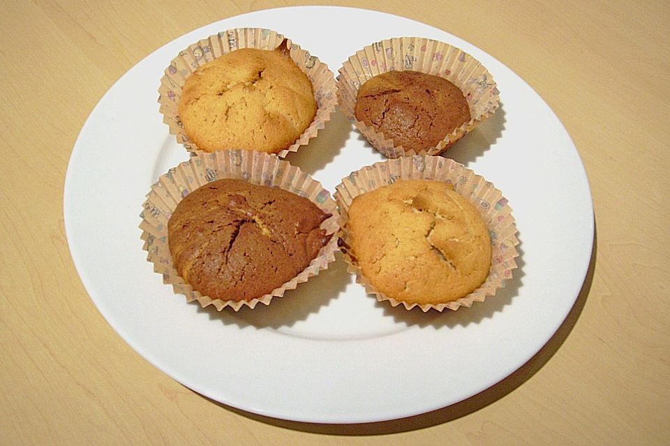 Erdnussbutter - Muffins