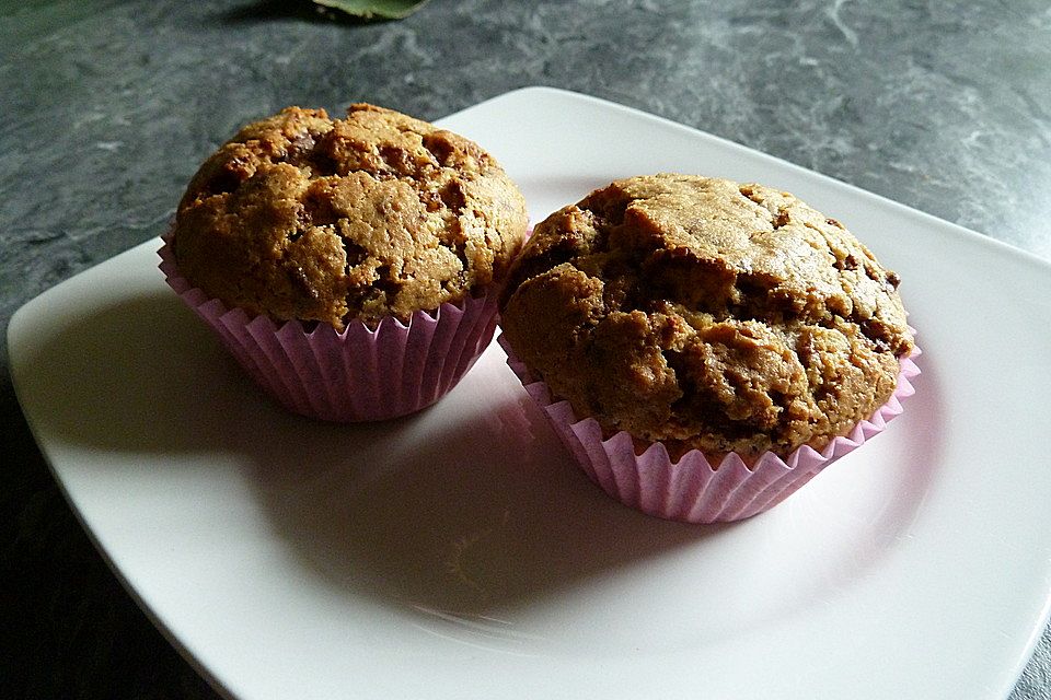 Erdnussbutter - Muffins