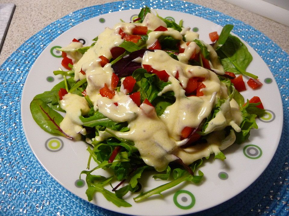 Schnelle, einfache Salatsauce mit Joghurt von chefkochmampfi | Chefkoch