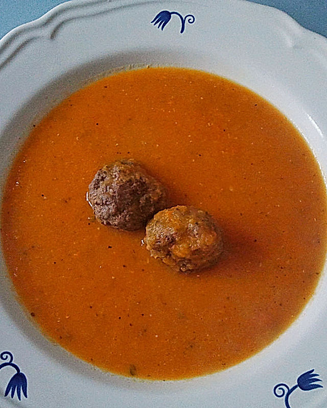Hackfleisch - Möhren - Suppe