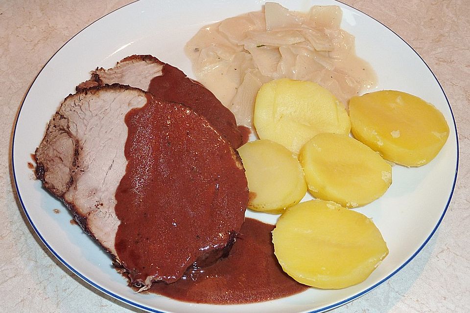 Marinade pikant und würzig für Schweinebraten