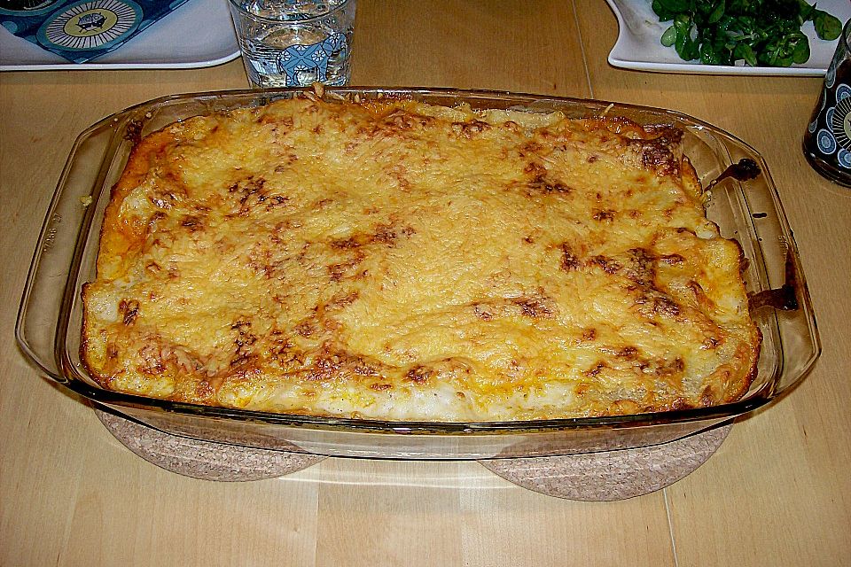 Béchamel-Hackfleisch-Lasagne