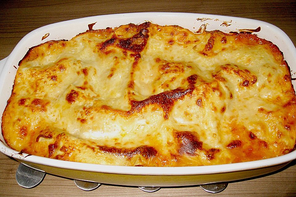 Béchamel-Hackfleisch-Lasagne