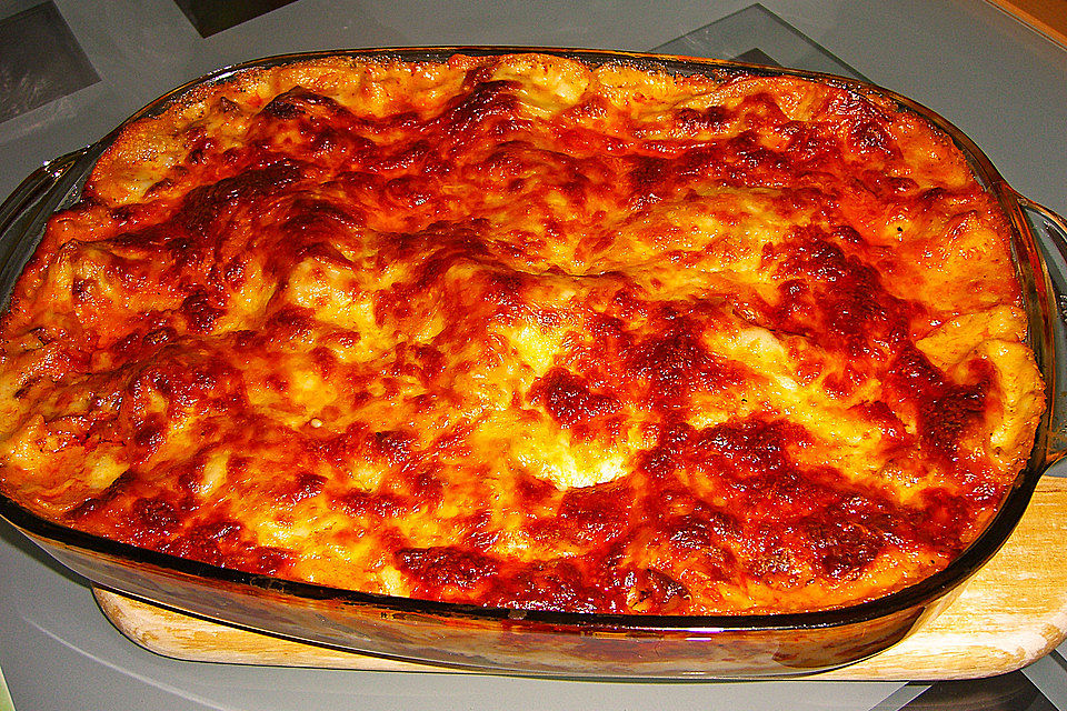 Béchamel-Hackfleisch-Lasagne