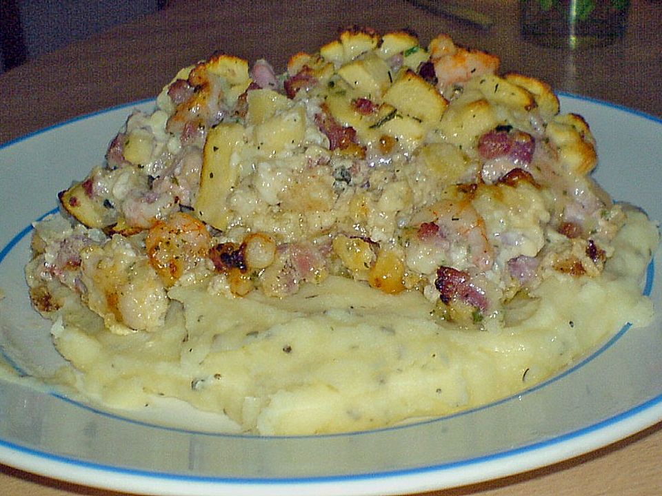 Kabeljau mit Apfel-Sahne-Haube von storia| Chefkoch