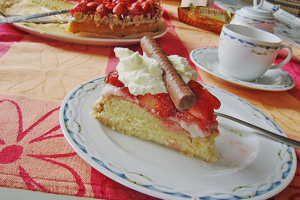 Erdbeerkuchen