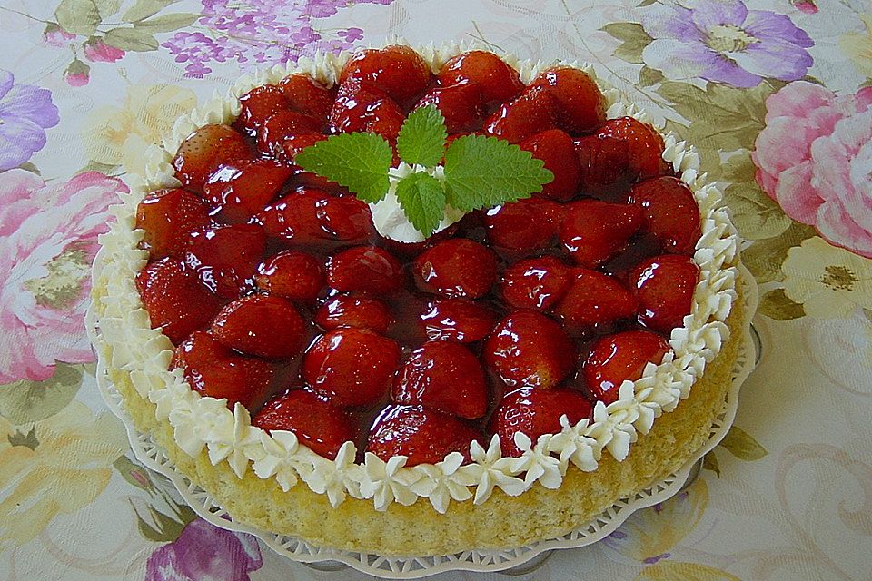 Erdbeerkuchen