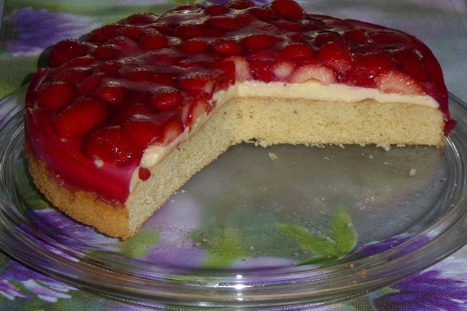 Erdbeerkuchen