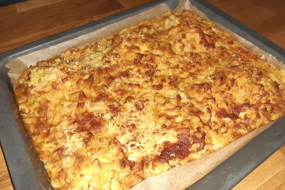 Kasseler mit Rösti überbacken