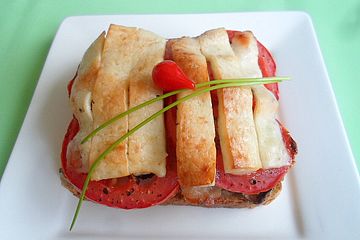 Tomaten – Champignon - Toast